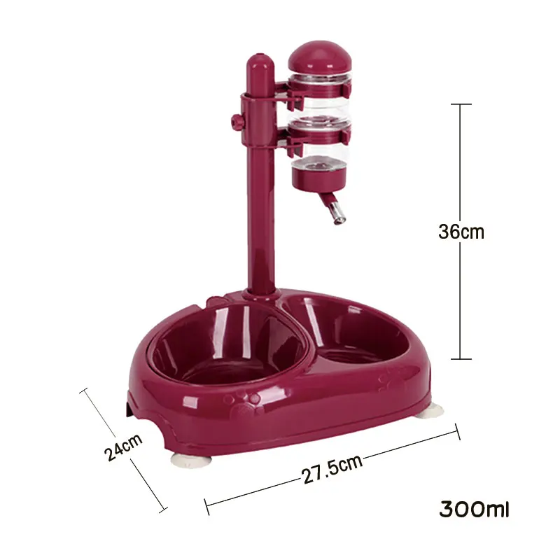 HOOPET Advanced Pet Dogs питье вращающееся и подъемное миска для еды для кошек удобство чистый белый красный