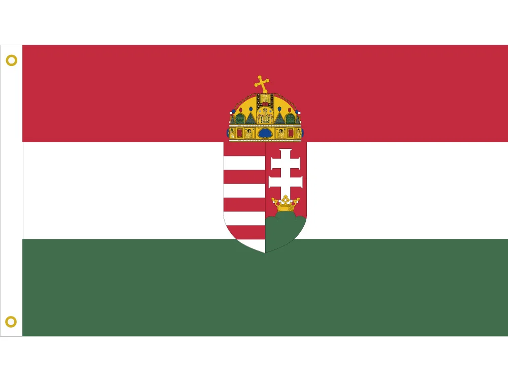 Венгерский флаг 1920-1946, баннер из полиэстера размером 3 фута, 90*150 см/60*90 см/40*60 см/15*21 см, уличный Декор для дома