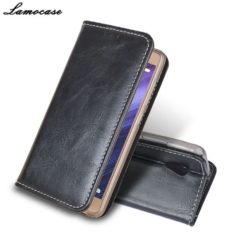 Lamocase для Meizu meilan Примечание 2 чехол Роскошный кожаный M2 Note 5.5 дюймов откидная