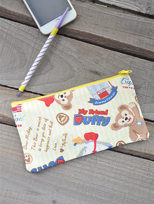 IVYYE, 1 шт., Duffy shelliemei bear, аниме, косметика, сумки, холст, на молнии, школьный пенал, чехол для хранения, ручка, сумка, канцелярские принадлежности, новинка