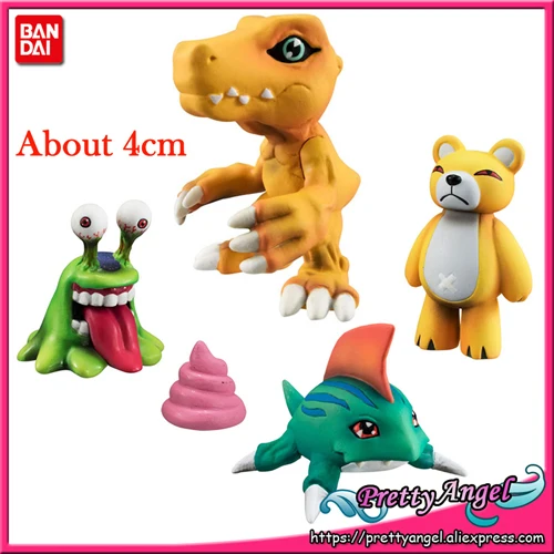 Part 1 PrettyAngel-Подлинная Bandai 20th anniversary Digimon Digital Monster Capsule Mascot коллекция мини-фигурка - Цвет: Part 1