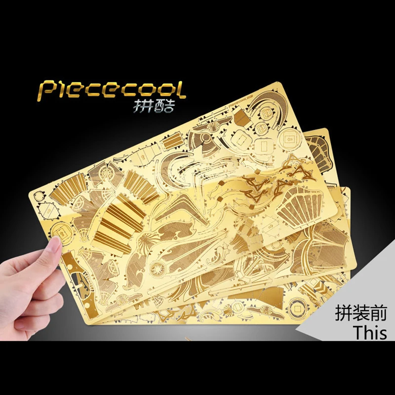 Piececool 3D металлическая головоломка фигурка игрушка Рыцарь из Firmament Солдат модель головоломка 3D модели подарок игрушки для детей взрослых детей