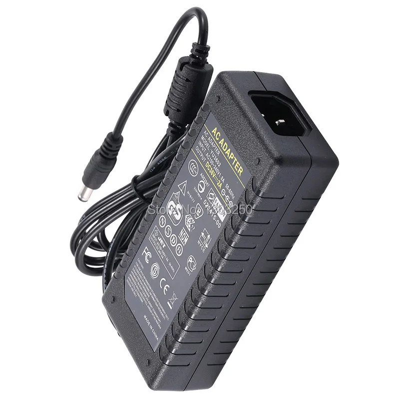 AC DC адаптер питания 36 В 2A зарядное устройство Трансформатор DC36V2A 72 Вт источник для