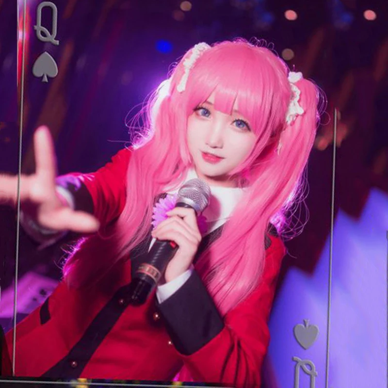 

Аниме Comic Kakegurui косплей парик Yumemite Yumemi косплей парик длинный розовый синтетический парик косплей аксессуары для девочек косплей волосы