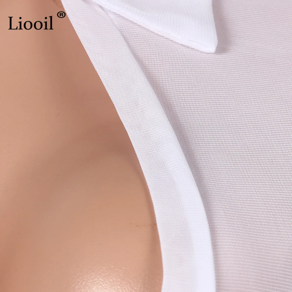 Liooil прозрачный сетчатый Женский комплект 2 шт., сексуальный топ и штаны, байкерские шорты, комплект из двух предметов на шнуровке, спортивный костюм, подходящие комплекты