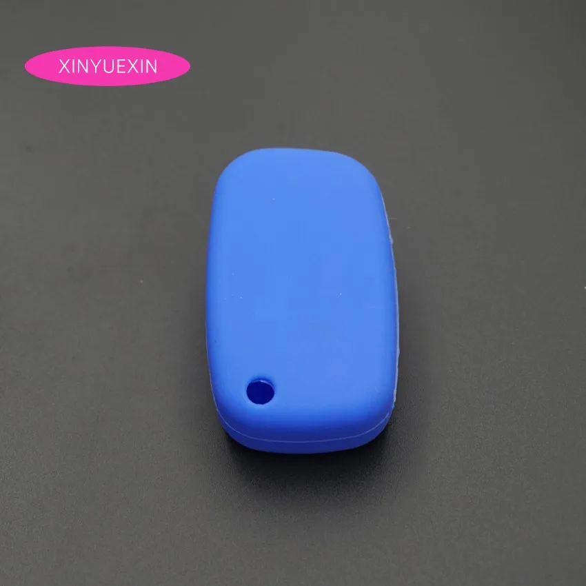 Xinyuexin силиконовый гелевый Чехол для ключей Fob чехол Renault Clio Megane Duster Sandero Kangdoo Captur