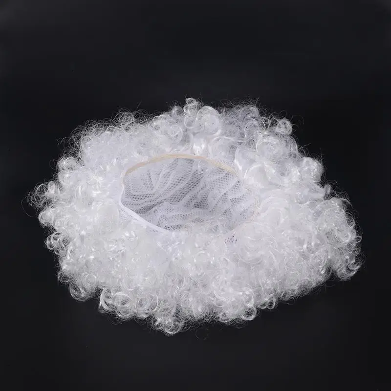 Santa Claus Wig Christmas Costume Cosplay Prop Fancy Dress Party Accessory | Дом и сад