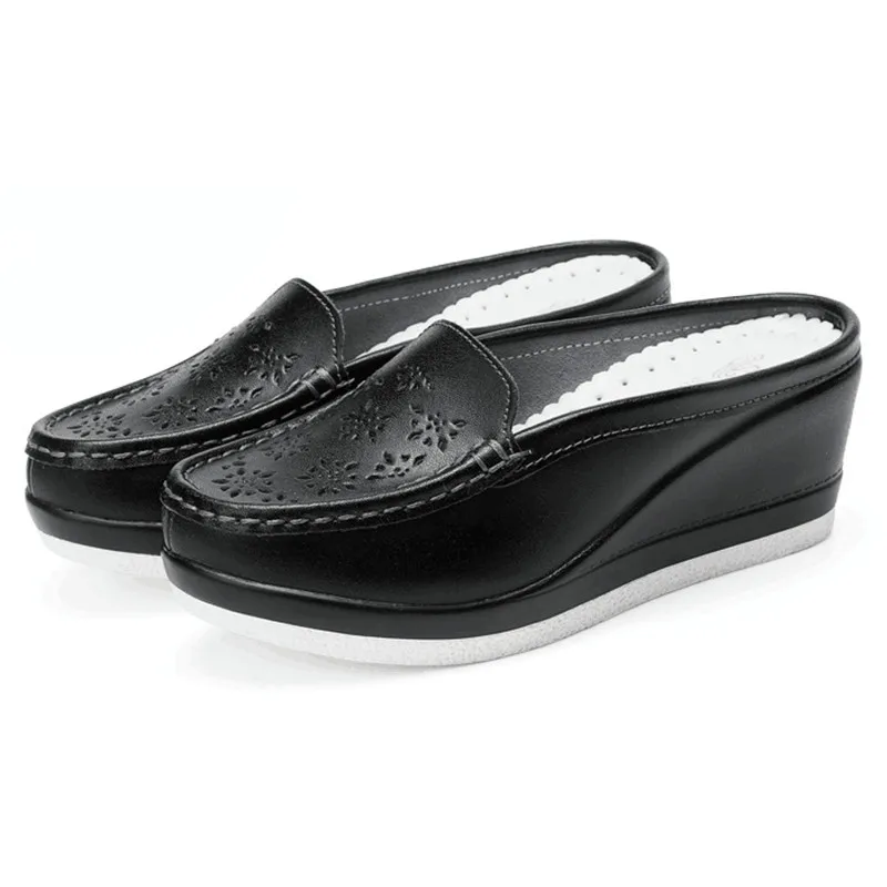 

TIMETANG 2018 Summer Women Shoes Platform Slippers Wedge Flip Flops Women High Heel Slippers Women Casual Sandals Female Shoes