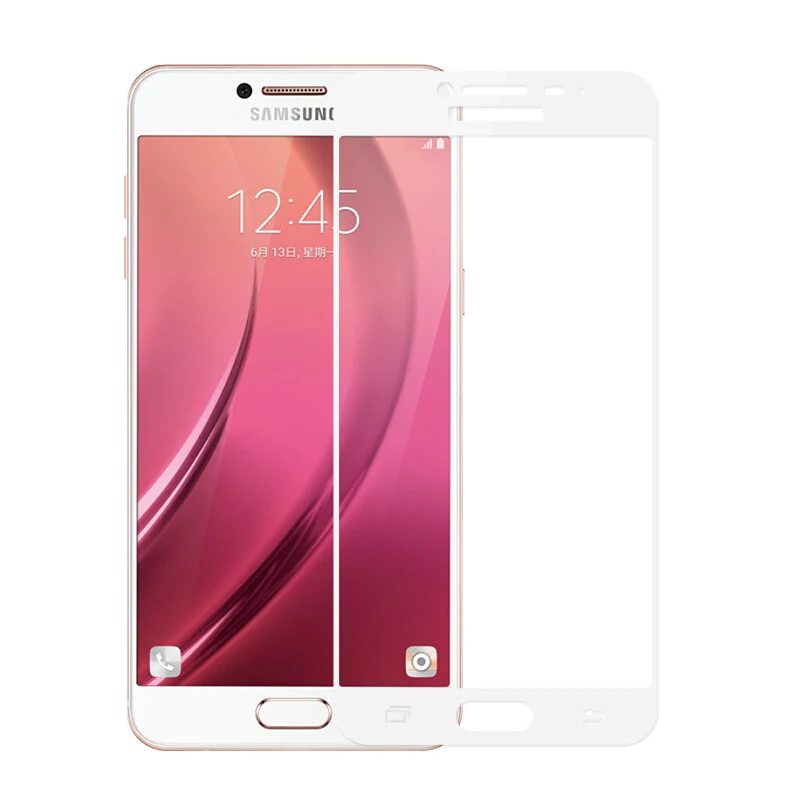 Защитная пленка на весь экран из закаленного стекла для samsung Galaxy J3, J5, J7, J530, J330, J730, европейская версия A5, A7, A3