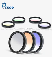pixco 58mm graduated gradual color lens filter camera accessory for canon nikon camera lenses