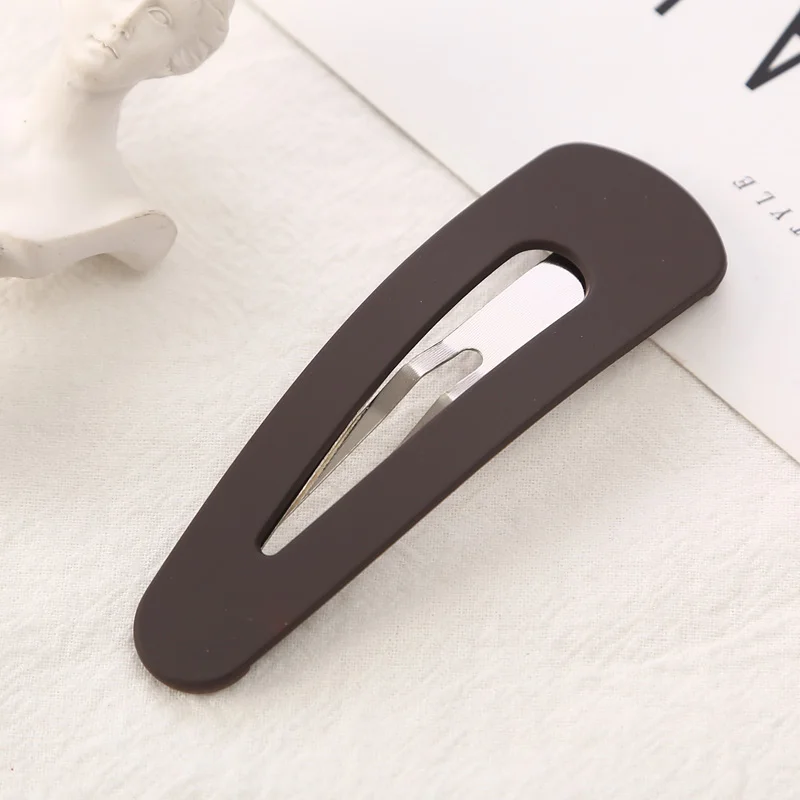 9CM Big Hair clips New Fashion For Girls Frosted Color Water Drips Elegant Hair Pins Hot Sale Barrettes Hair Accessories