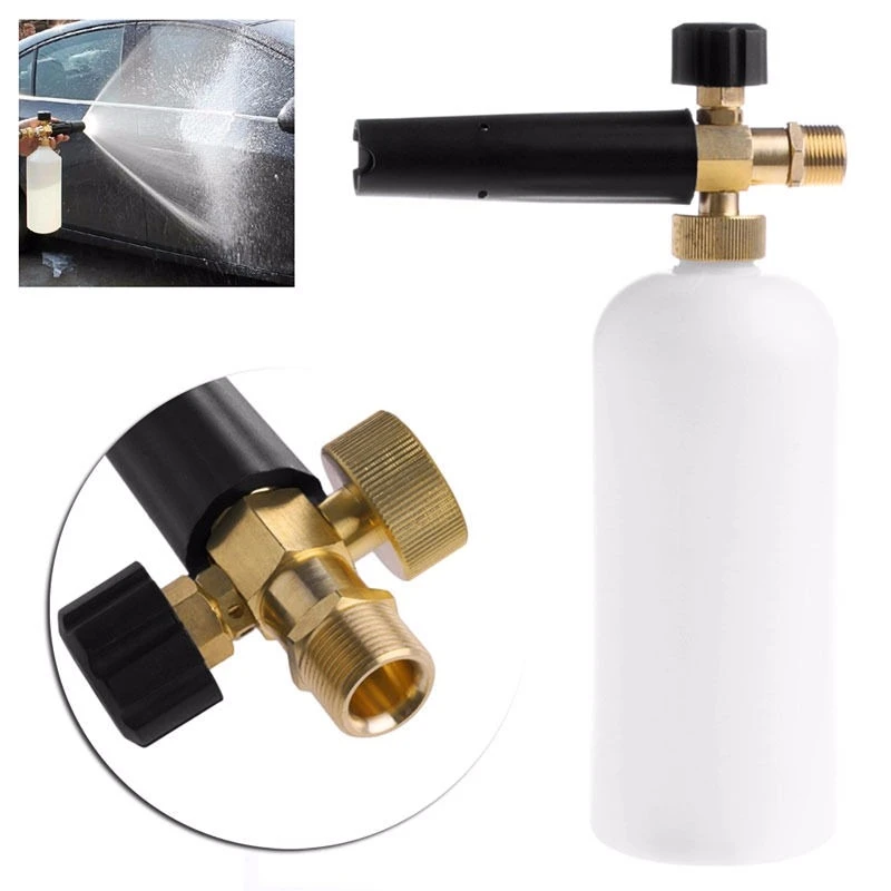 1L пистолет для мытья пены высокого давления автомойка с резьбой отверстие 1/4 &quot