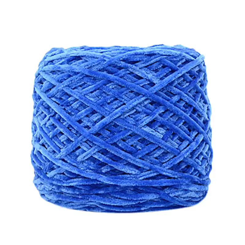 Золотая Бархатная пряжа ровинг шарф вязаная шерстяная Толщина теплая шапка