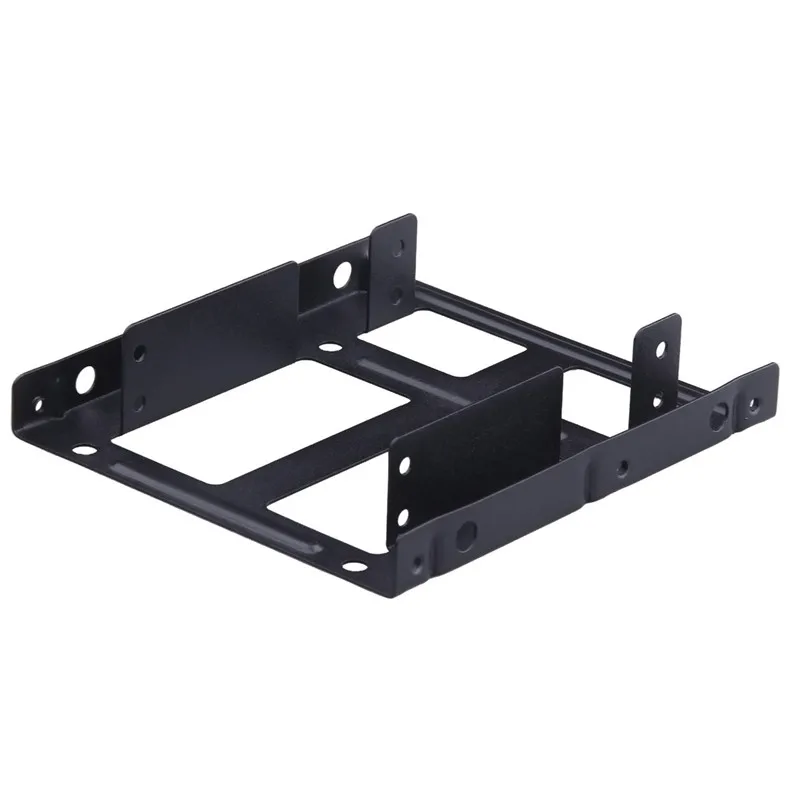2-Bay 2,5 дюймов до 3,5 дюймов внешний HDD SSD металлический монтажный комплект адаптер кронштейн с SATA данных кабели питания и винты