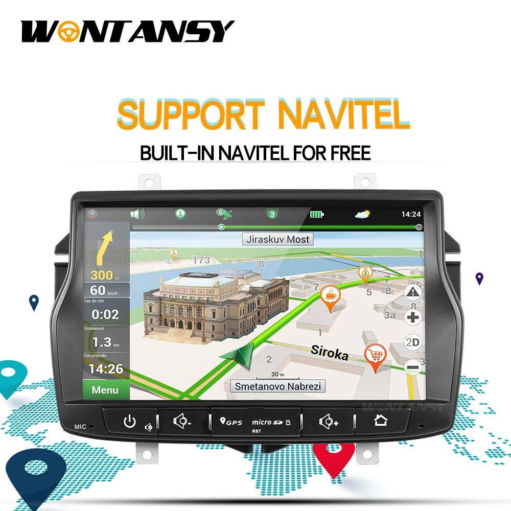 Android 9 0 автомобильный dvd для Lada Vesta с Wifi gps навигацией 2 + 32G радио Видео стерео