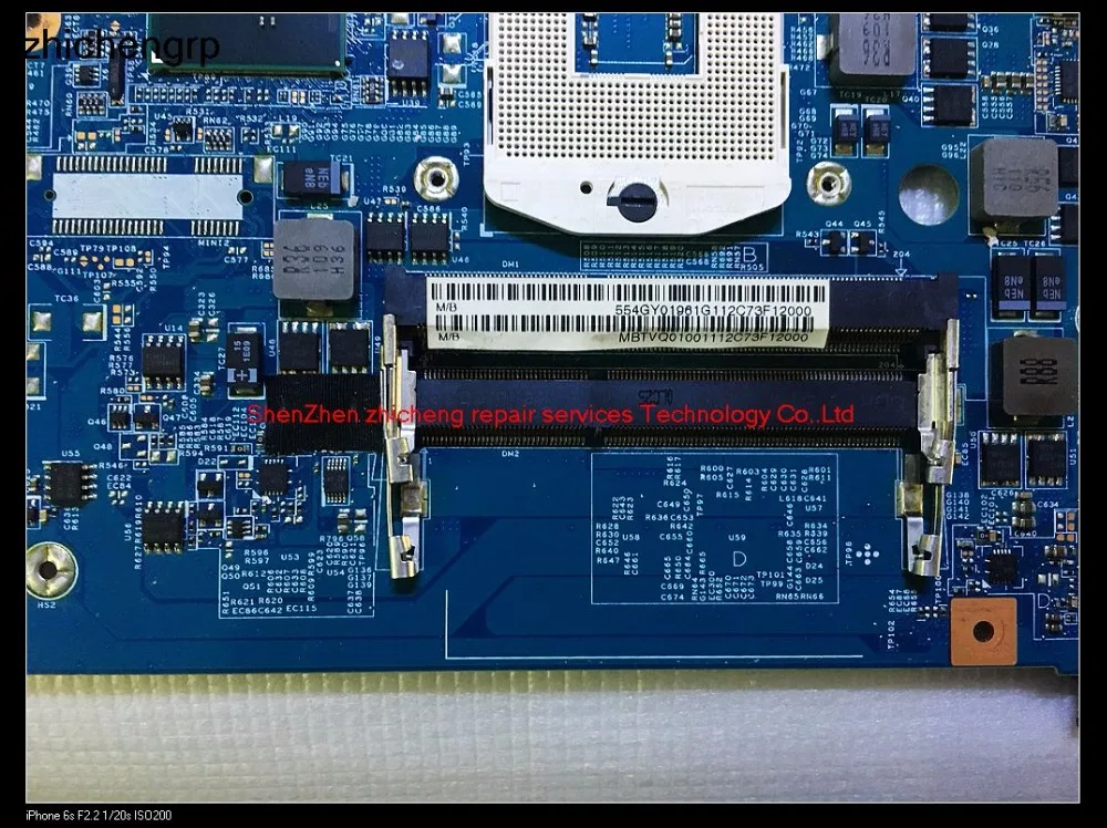 Zhichengrp MBTVQ01001 для Aspire 4741 г ноутбука Мб. TVQ01.001 JE40-CP MB HM55 DDR3 UMA интегрированной платы |