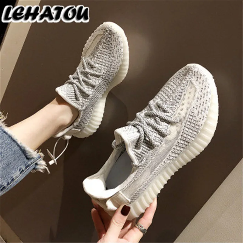 Кроссовки для женщин flyknit спортивная обувь женские 350 кроссовки 2019 новые