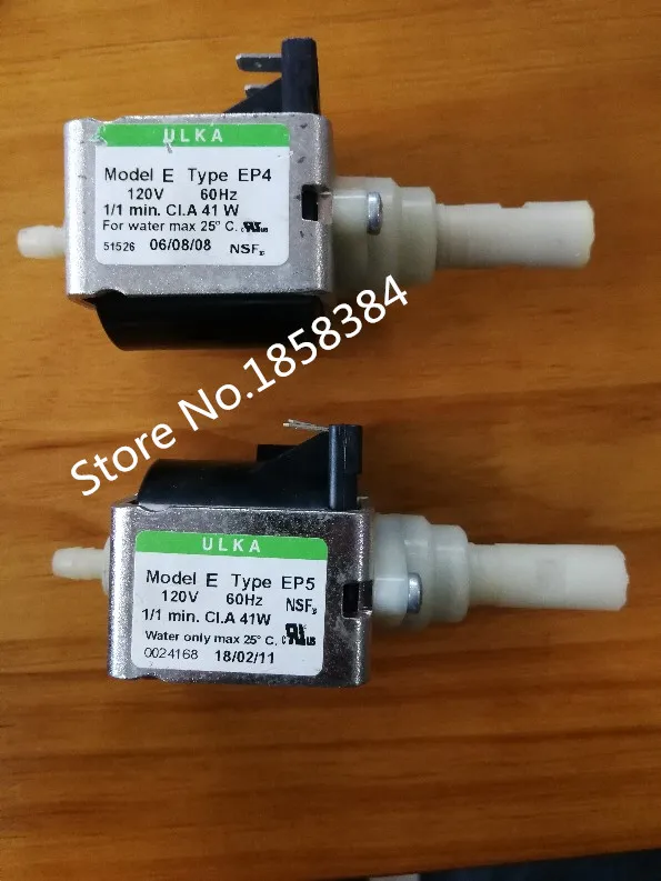 Оригинальный подлинный насос для кофемашины AC120V 60HZ EP4 электрическое