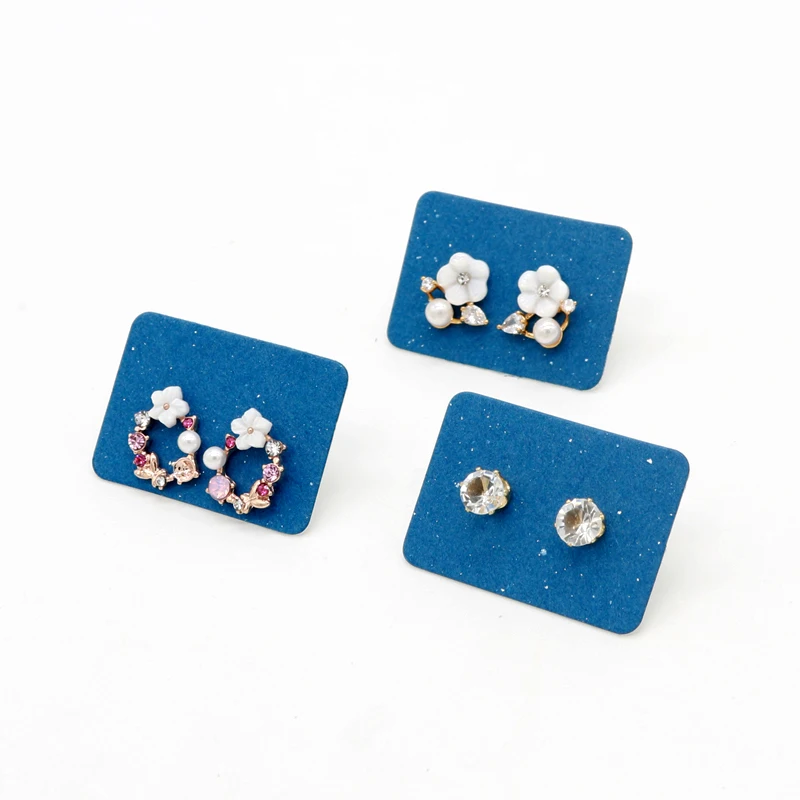 Multicolors Kraft Paper Jewelry Card Tags Wholesale 3000pcs/lot 2.5*3.5cm Small Jewellry Earrings Display Packing | Украшения и