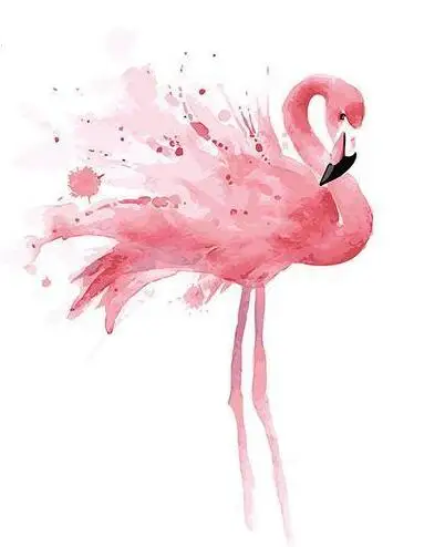 6088 Young Flamingo краска по номерам наборы для взрослых DIY|Картины номерам| |