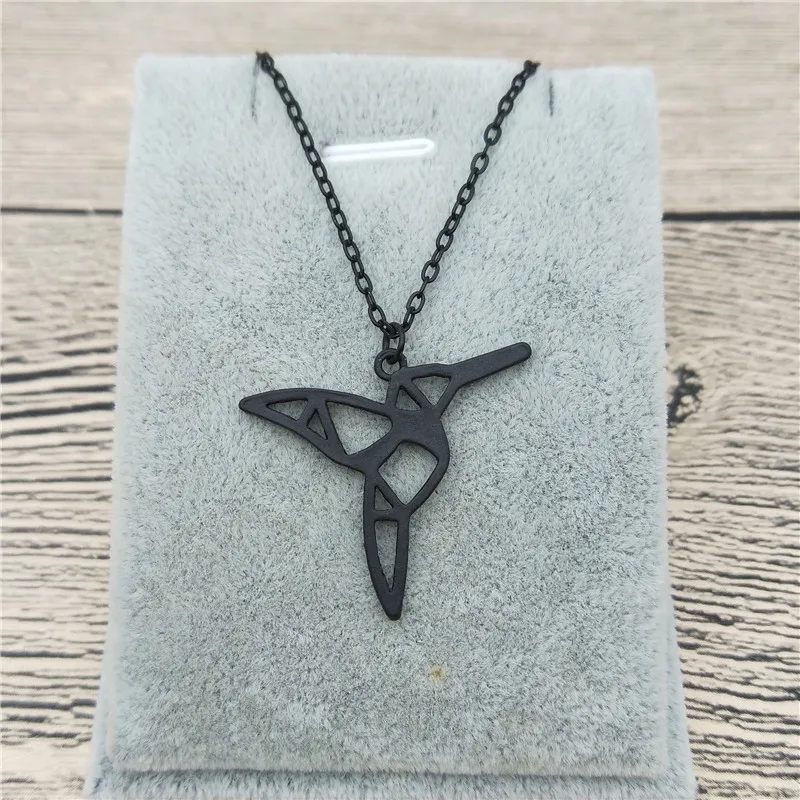 Новинка оригами Бриллиантовая Птица Ювелирные изделия ожерелье с животными