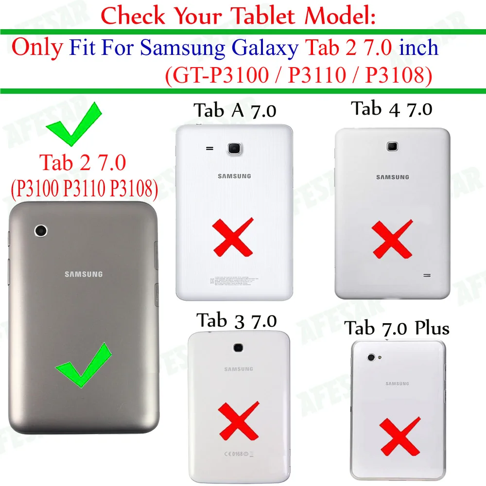 Чехол книжка из ПУ кожи Tab 2 7 0 чехол с подставкой для Samsung Galaxy GTP3100 P3110 P3108 умный