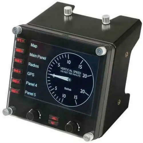 Logitech Saitek Pro Flight Instrument Panel Special Multi-dashboard LCD Panel Flight Simulator Controller