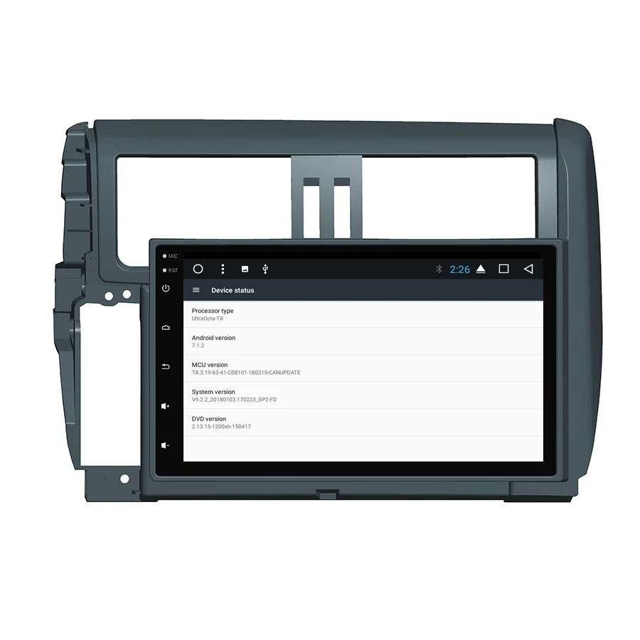 Автомобильный стерео-радиоприемник Asvegen для Toyota Prado 2010-2013 Android 7.1 Octa Core Auto Audio Multimedia Player GPS Navi Headunit In Dash.
