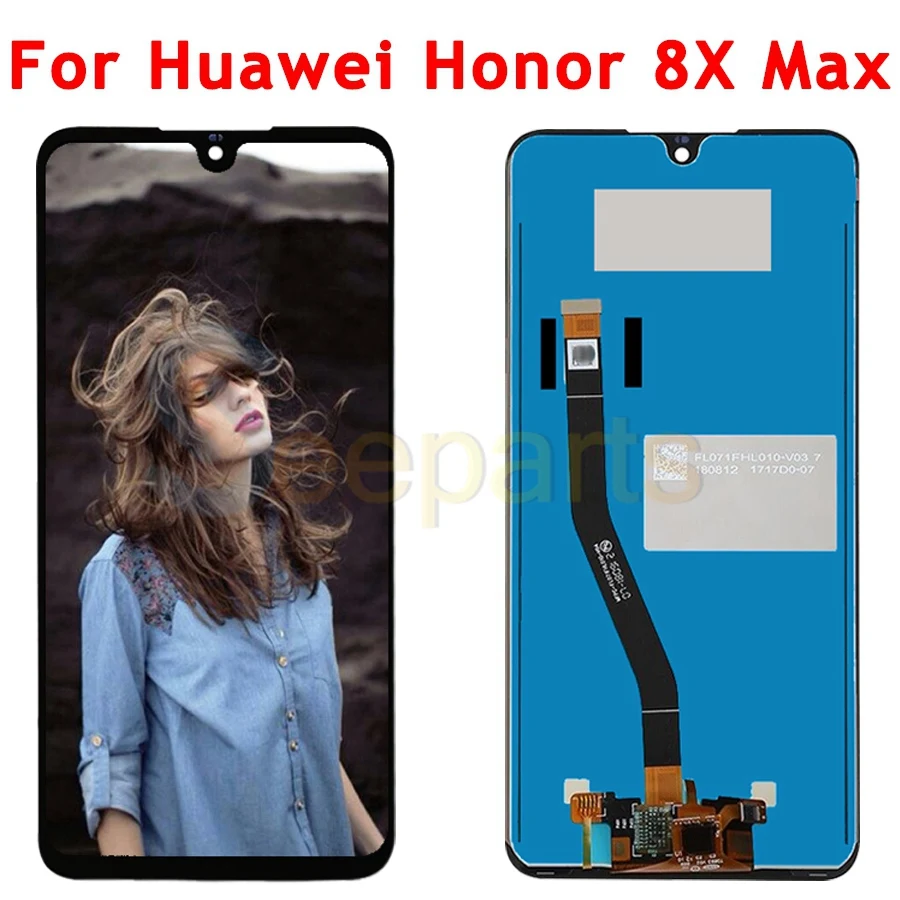 ЖК дисплей для Huawei Honor 8X дигитайзер сенсорного экрана в сборе запасные части HUAWEI