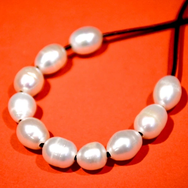 Хорошее качество 2 3 мм большое отверстие овальные пресноводного риса жемчужные