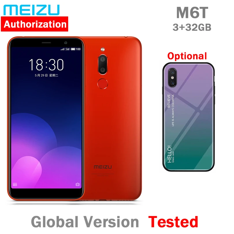 Глобальная версия MEIZU M6T 4G LTE 3GB ram Octa Core 5 7 &quotHD ips экран двойная задняя камера 3300 мАч