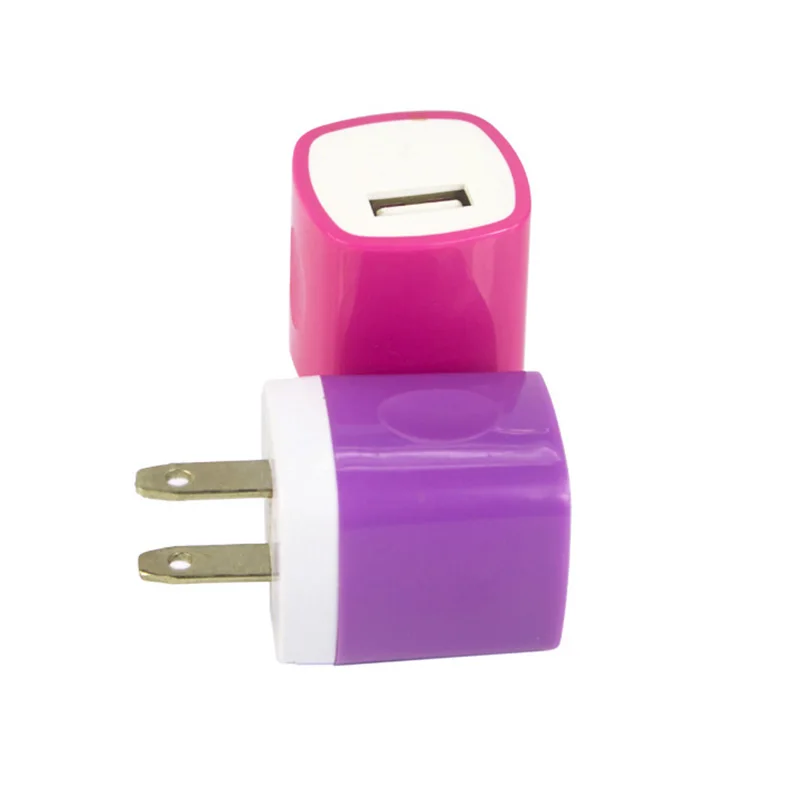 Мини USB настенное зарядное устройство 5В 1а дорожный мобильный телефон вилка США
