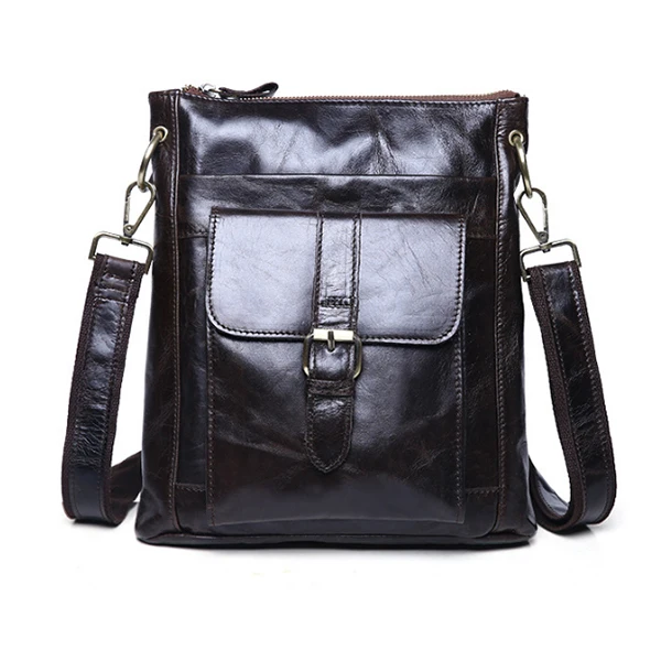 Мужские портфели из 100% натуральной кожи винтажная мужская сумка на плечо