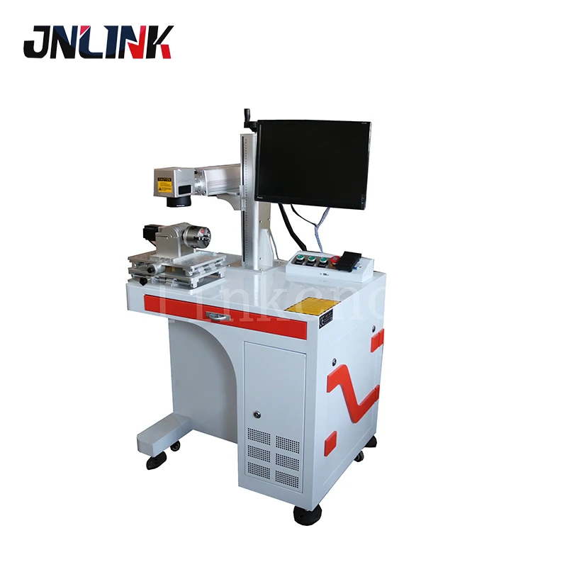 Оптоволоконная Лазерная металлическая маркировочная машина для алюминиевой