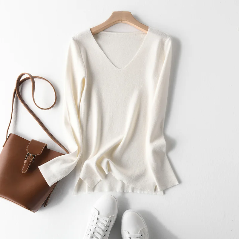 2019 женский новый кашемировый свитер модный весенний и осенний шерстяной