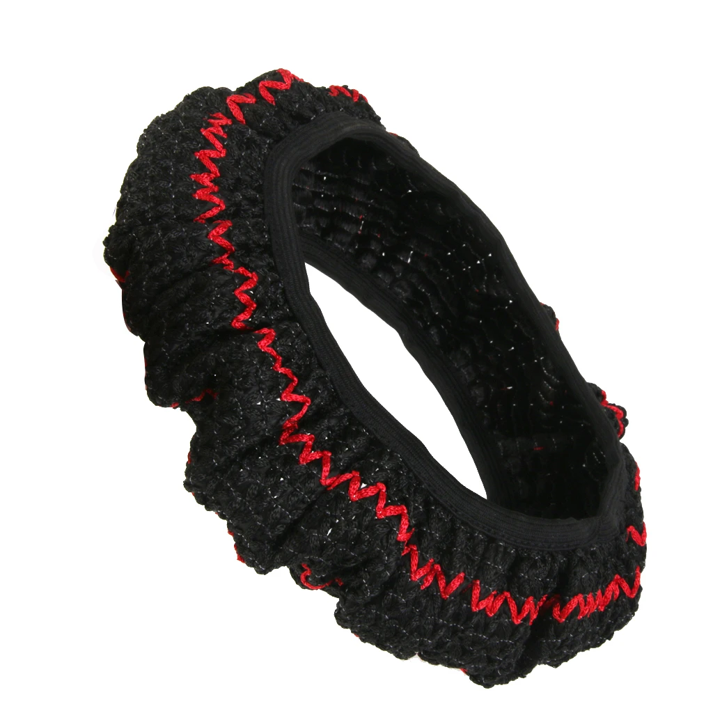 Чехол на руль универсальный дышащий нескользящий из вискозы диаметр 38 см/14 96