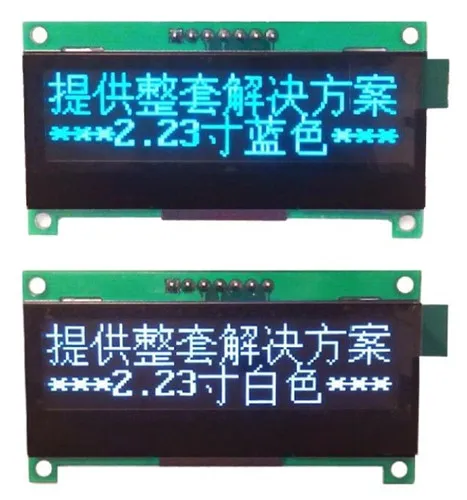 Модуль OLED SSD1309 2 23 дюйма 7P SPI Белый/Синий IC 128*32 интерфейс IIC|oled module|oled module spioled spi |