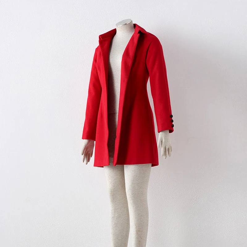 Костюм для косплея аниме Святого грейла костюм Тосака Рина красное пальто модные