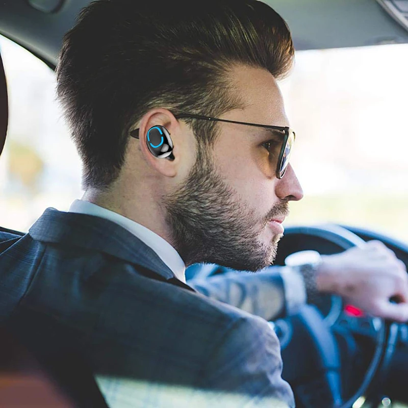 Настоящие Bluetooth 5,0 наушники HBQ TWS Беспроводные наушники с громкой связью 3D стерео игровая гарнитура с аккумулятором светодиодный цифровой дисплей