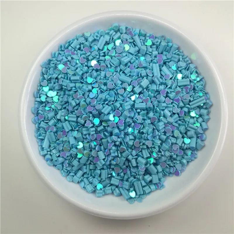 Блестки 20 г 3 мм разноцветные блестящие милые маленькие сердечки свободные