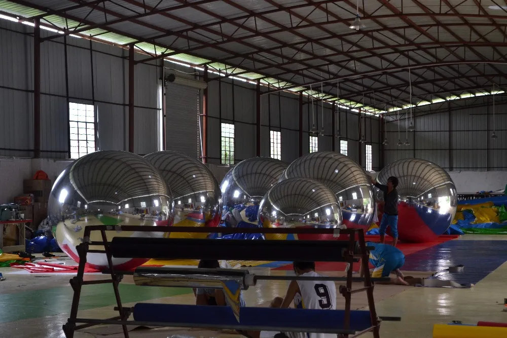 

Fancy Inflatable Mirror Ball , Waterproof Mirror Cloth