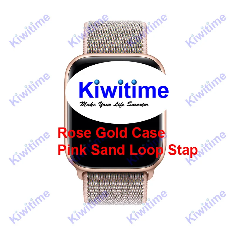 Rose Gold Loop KIWITIME IWO 11 Смарт-часы gps спортивный монитор сердечного ритма умные часы для мужчин женщин iOS iPhone X Android телефон Xiaomi Apple Watch - Цвет: Rose Gold Loop