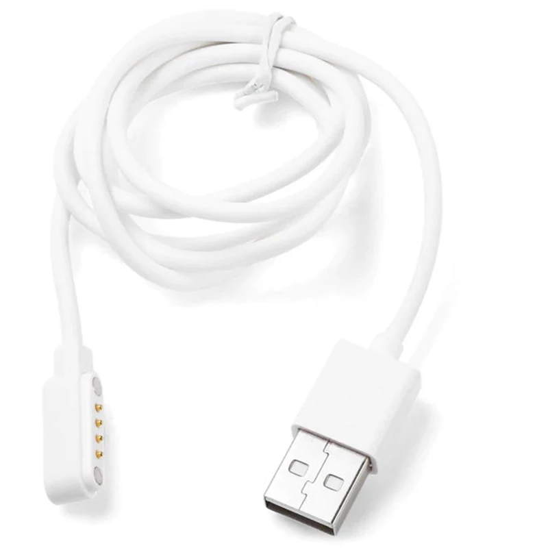 White Microwear H2 Смарт-часы Зарядное устройство USB зарядный кабель Android IOS фитнес-трекер наручные часы Белый Магнитный порт - Цвет: White