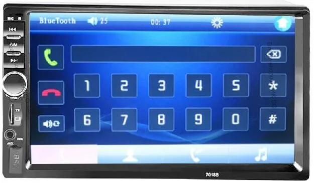7018B 2DIN Автомобиль Bluetooth аудио 7 &quotHD радио в тире Разрешение Touch ScreenP3 светодиодный
