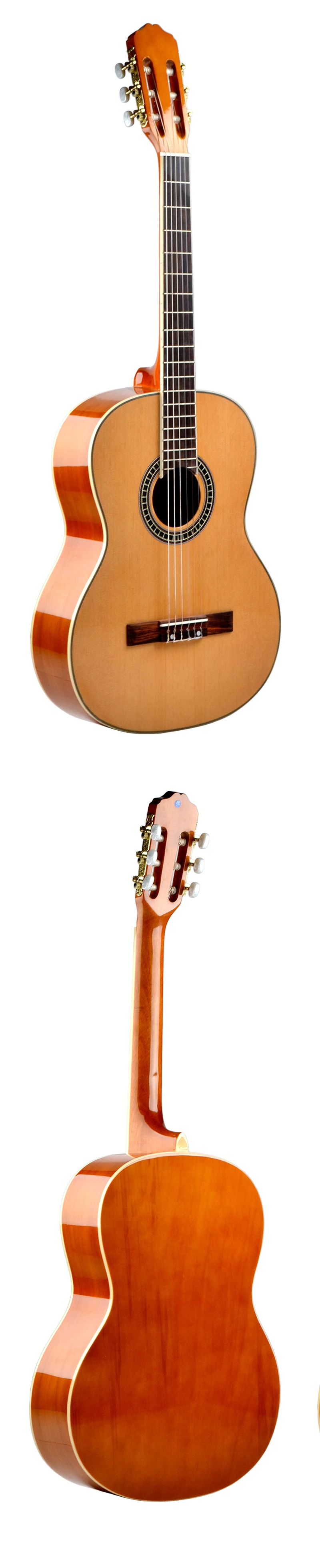 The Rose 3" 39" Классическая гитара 6 струн Guitarra Высокое качество палисандр Тополь профессиональный костюм для начинающих CG31-36