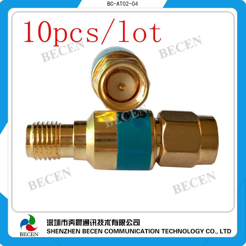

BECEN 2W SMA Coaxial RF Attenuator, DC to 6 GHz ,50ohm 1,2,3,5,6,10,15,20,30db