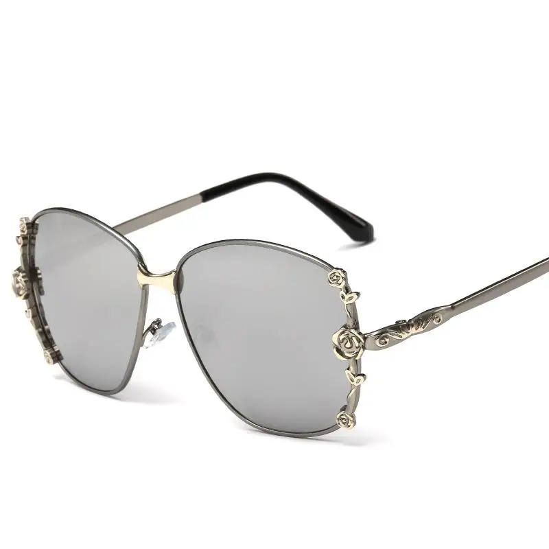 Новые модные женские брендовые дизайнерские солнцезащитные очки в оправе из