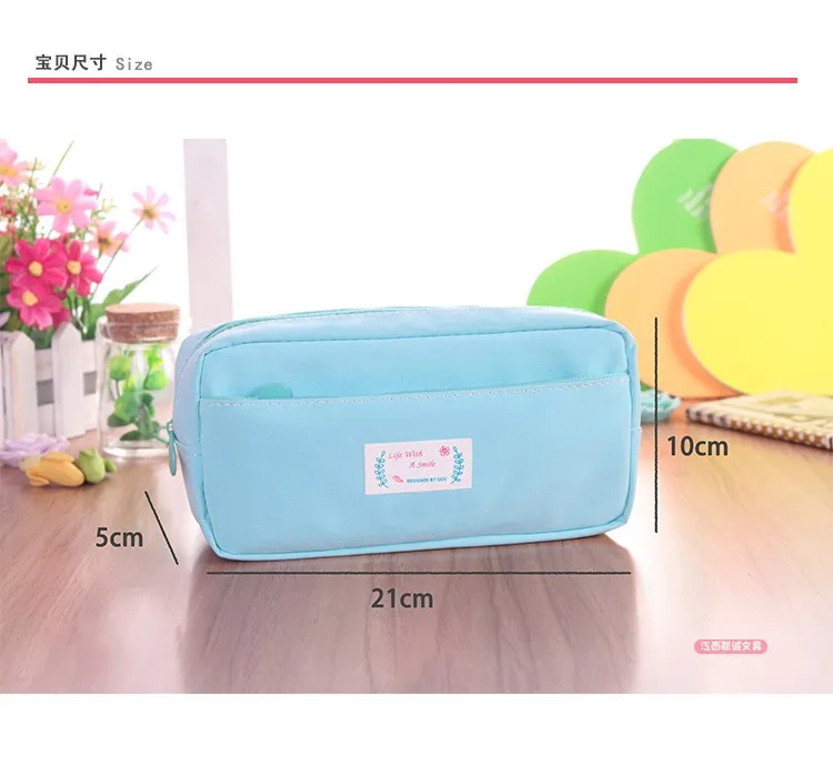 Новая детская многофункциональная тканевая сумка для карандашей большой