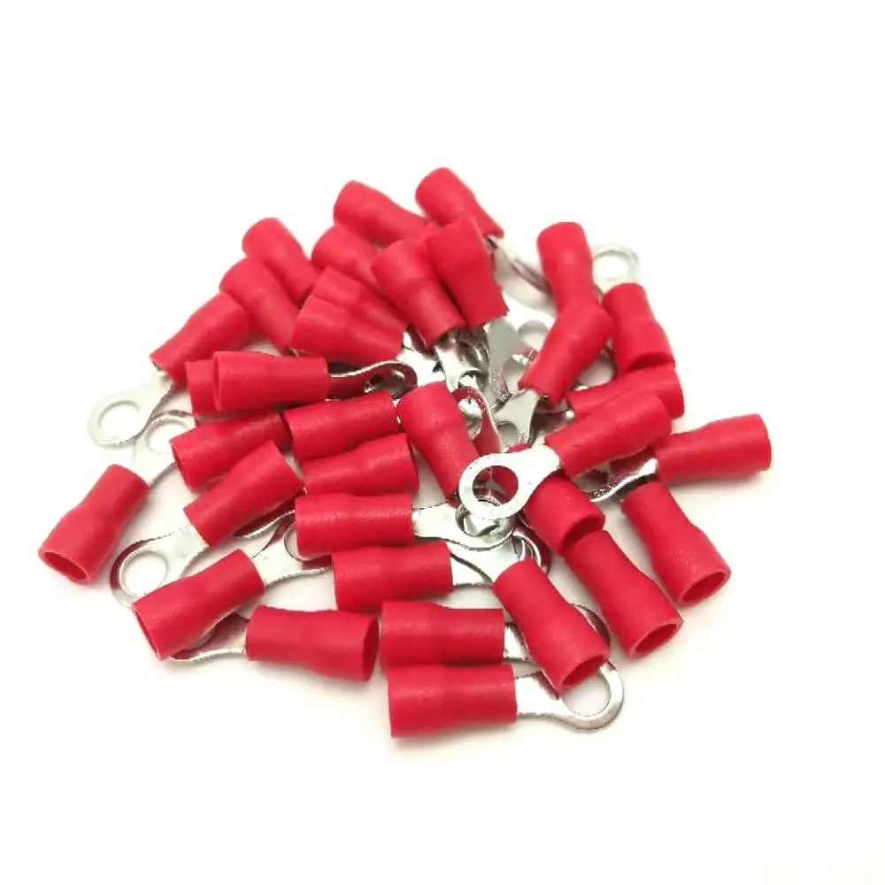 Фотоэлектрический обжимной соединитель для проводов с красным кольцом