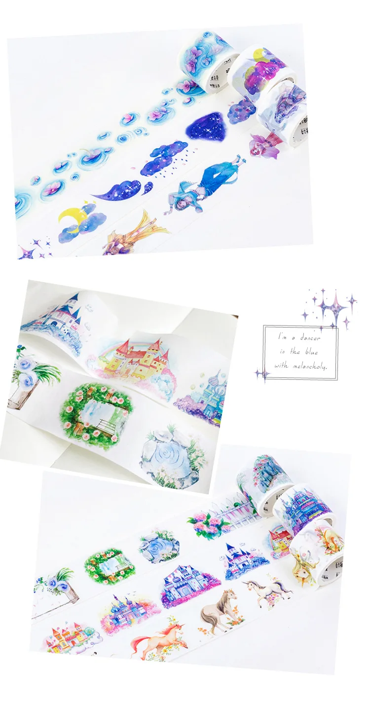 Последняя сказка Loulan Girl васи клейкая лента DIY Скрапбукинг наклейка Label Craft маскирующая лента
